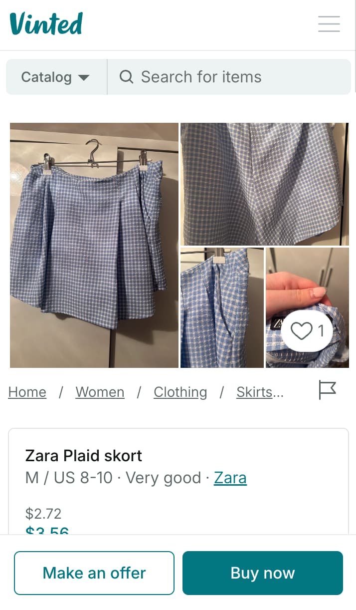 Impact of a good description on Vinted sales