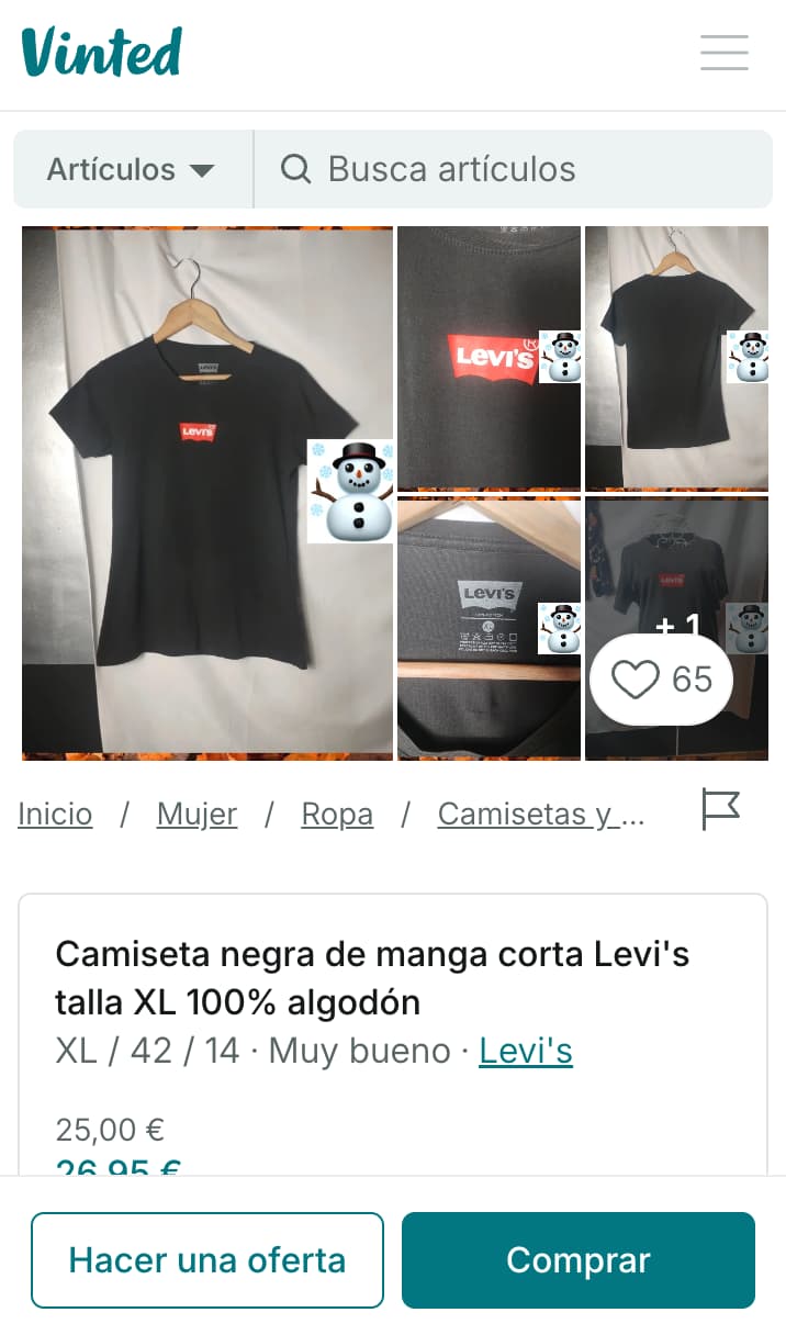Impacto de una buena descripción en las ventas de Vinted