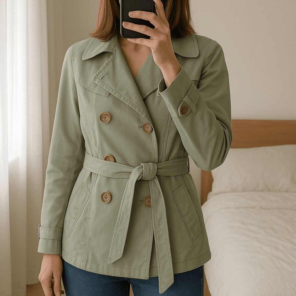 Phase Eight de pie, mirando a la cámara, en un dormitorio con luz suave y natural filtrándose por la ventana.